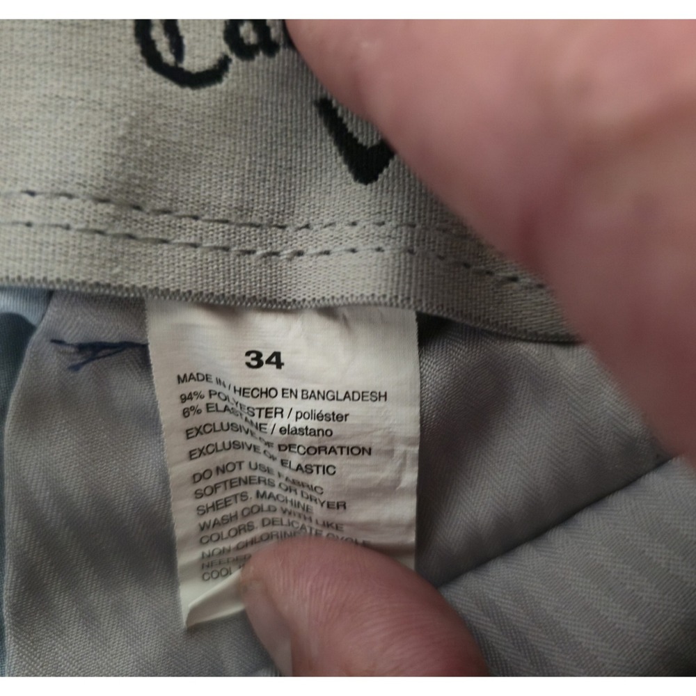 NWOT Callaway Blue Patterned Shorts 34 - Picture 3 of 3